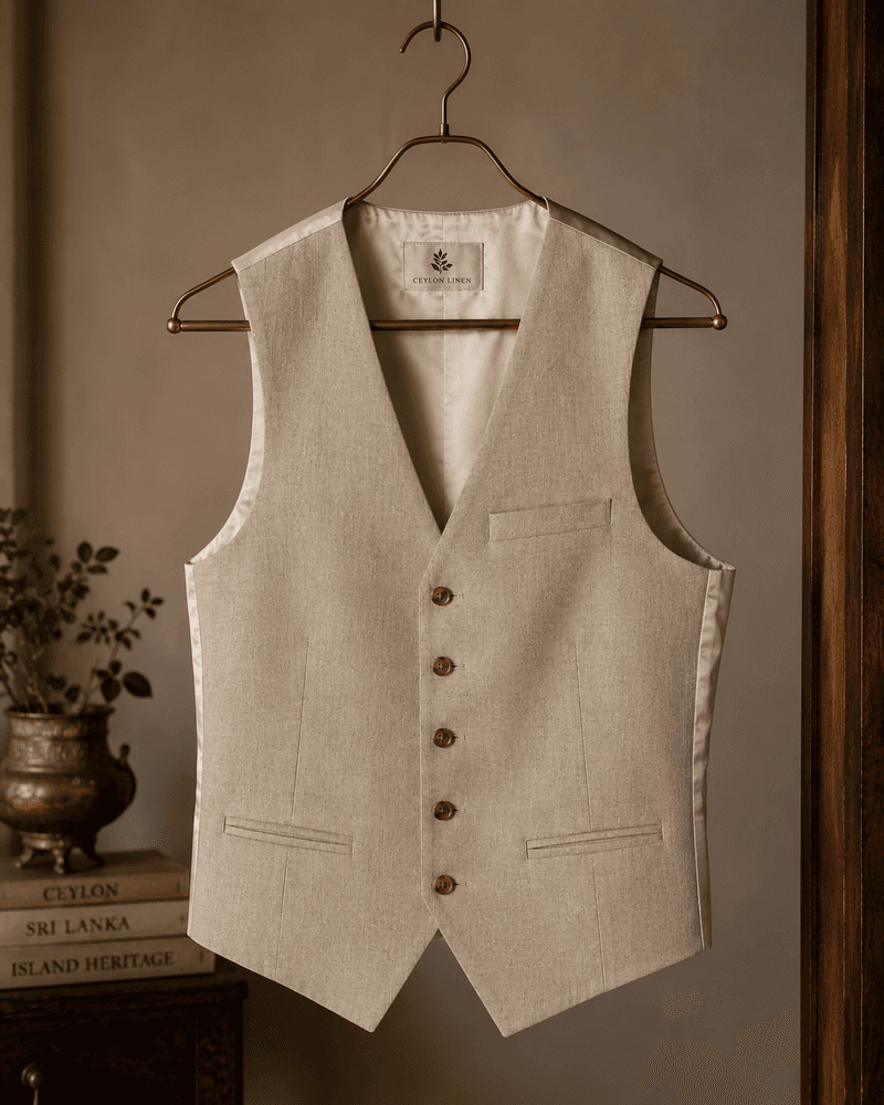 Linen Waistcoat Premium