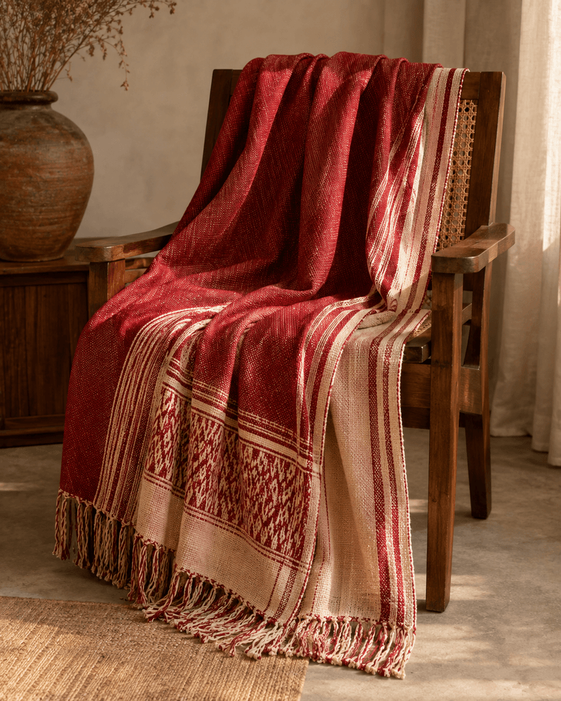 Handloom Sofa Throw Blanket